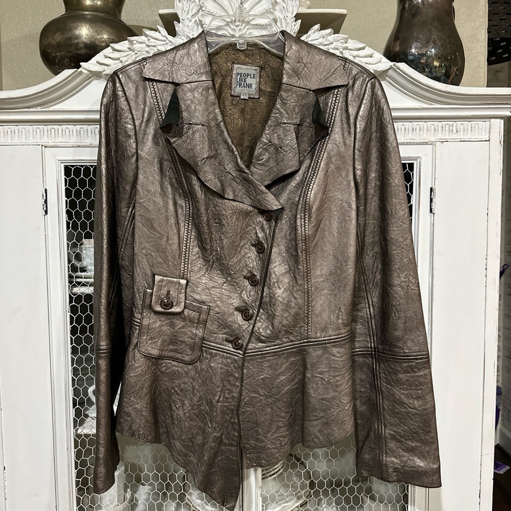 PEOPLE LIKE FRANK LEATHER JACKET